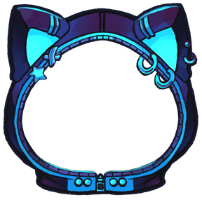 Neon Cat Hoodie (Blue)