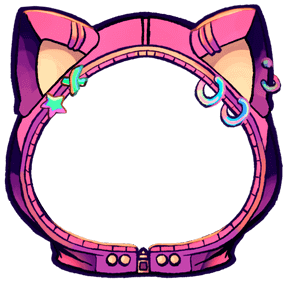 Neon Cat Hoodie (Pink)