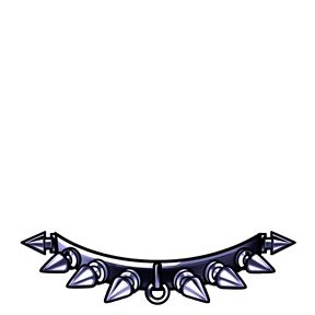 Neon Spike Choker (Black)
