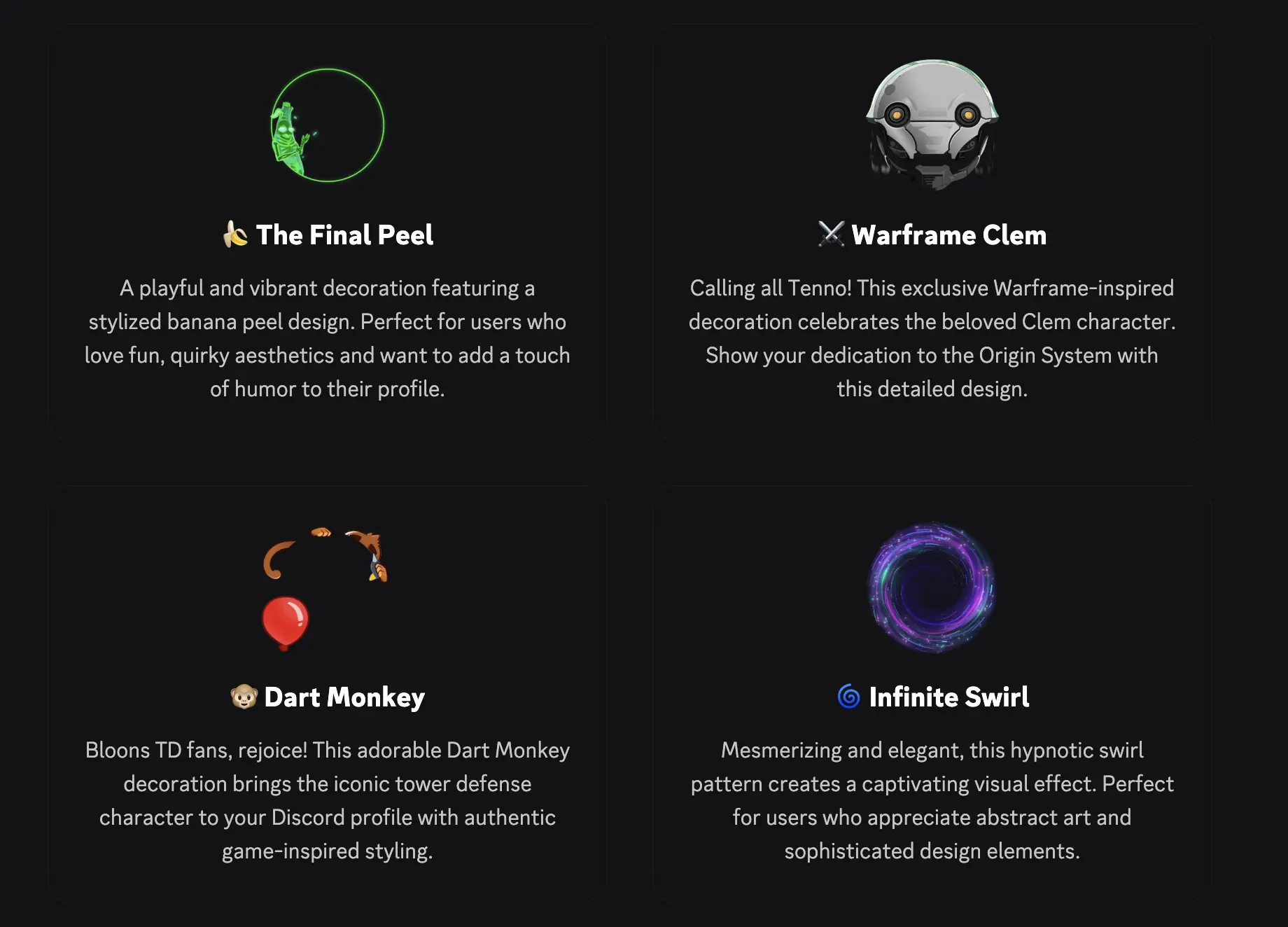 New FREE! 30+ New Free Discord Avatar Decorations are Added to the Decorations Gallery!